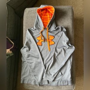 Under Armour grey & orange hoodie, size XL (Men’s)